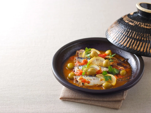 魚のタジンのレシピ