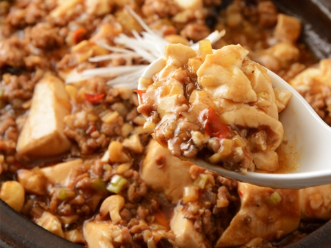 カシューナッツ入り麻婆豆腐のレシピ