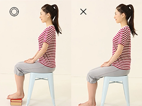 カラダのことを考えて座り方を意識する